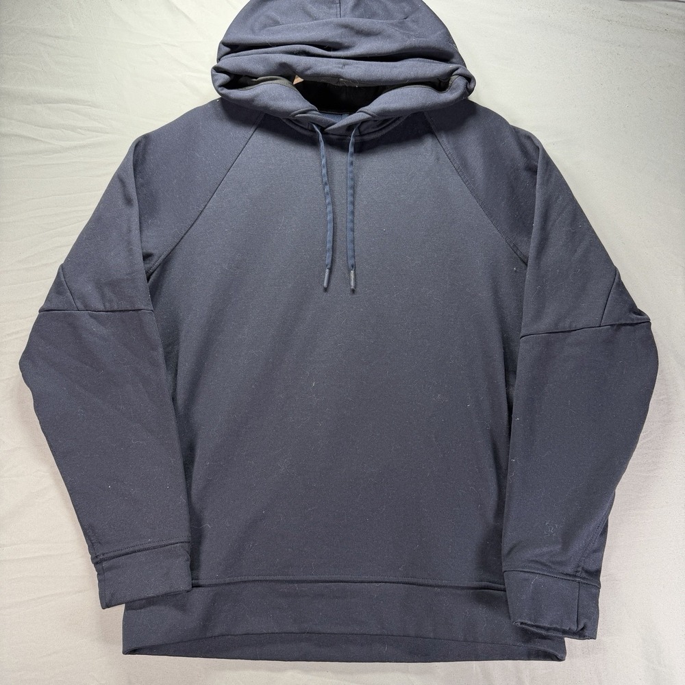 Lululemon City Sweat Hoodie Mens Medium Navy Blue Pullover Sweatshirt